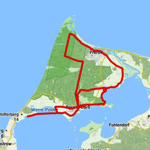 Mittelgrund - Prerow - Born a. Darß - Krabbenort