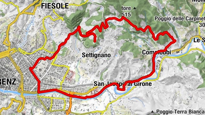 Firenze Campo di Marte - San Martino - Santa Maria - San Jacopo al Girone