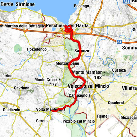 Volta Mantovana - Petacchi-Boschi - Valeggio sul Mincio - Peschiera del Garda
