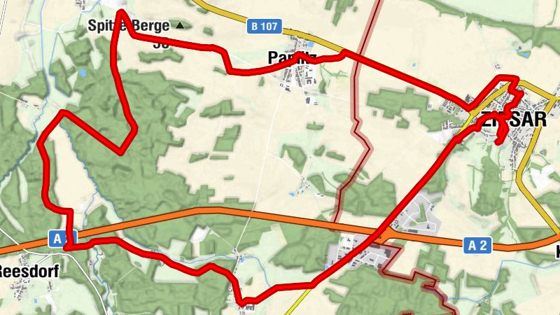 St. Crucis - Zum Bergfried - Dorfkirche Paplitz - Ziesar