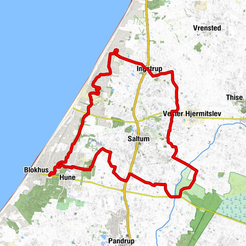 Tornmark - Ribergårde - Ingstrup - Grønhøj