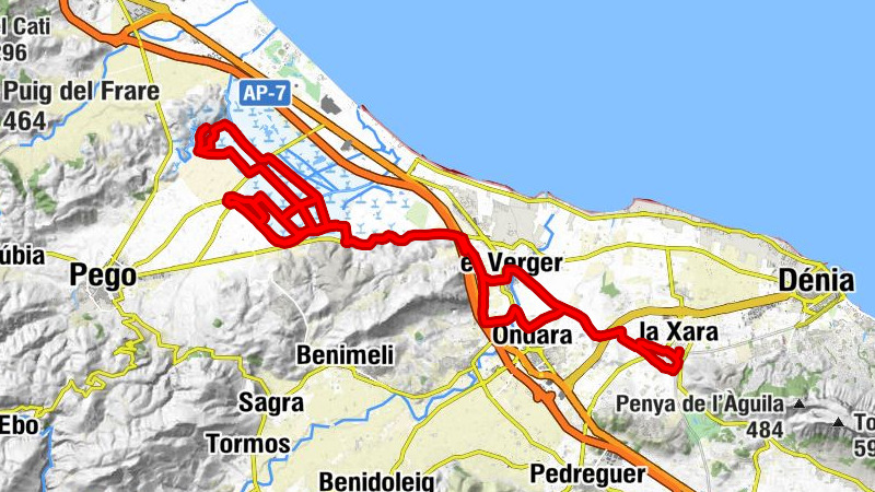 la Xara - Ondara - Mollons Xebies - el Verger