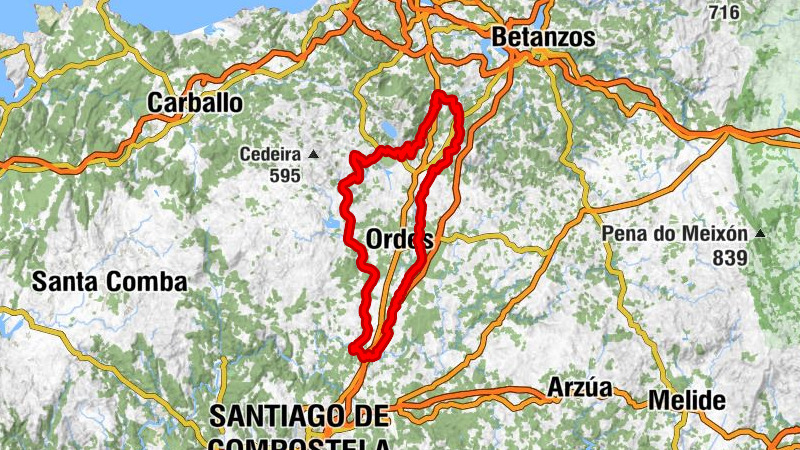 Carral - Capela de San Xoán - Igrexa de San Lourenzo de Bruma - Igrexa de San Pedro de Ardemil