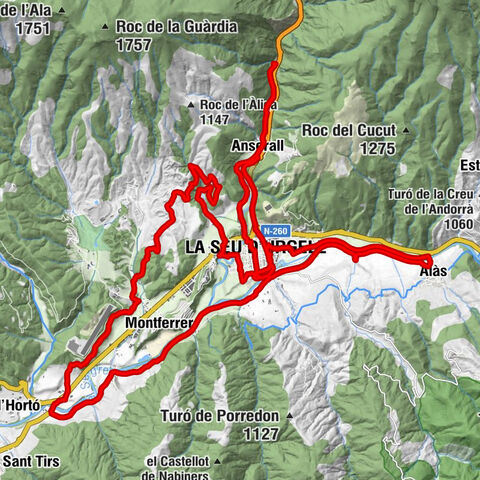 les Valls de Valira - Sant Serni de Tavèrnoles - la Seu d'Urgell - Santa Maria
