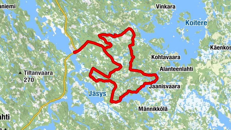 Uimaharju - Lohivaara - Vihtakangas