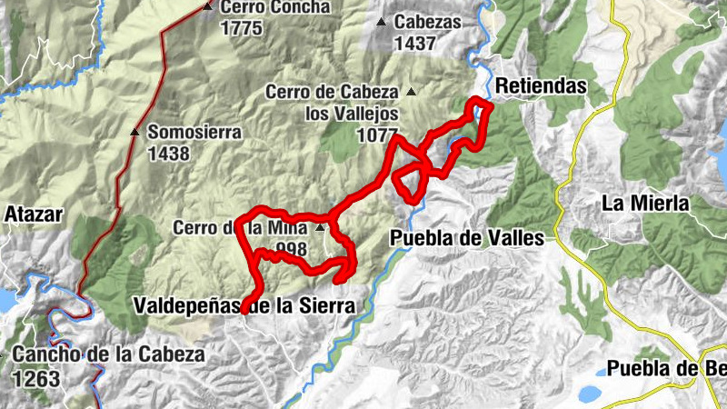 Valdepeñas de la Sierra - Ermita de San Esteban (Ruinas) - Tortuero - Iglesia de San Juan Bautista