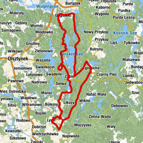 powiat olsztyński - Małe Pluski - Kościół pw. Świętego Jana Chrzciciela - Gągławki
