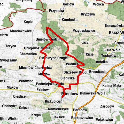 Miechów - Chodów - Kościół pw. Świętego Krzyża w Miechowie