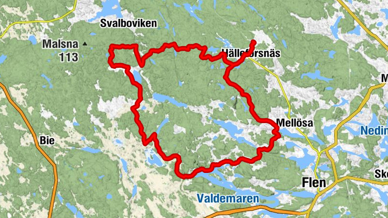 Hälleforsnäs - Knektbacken - Ålsäter