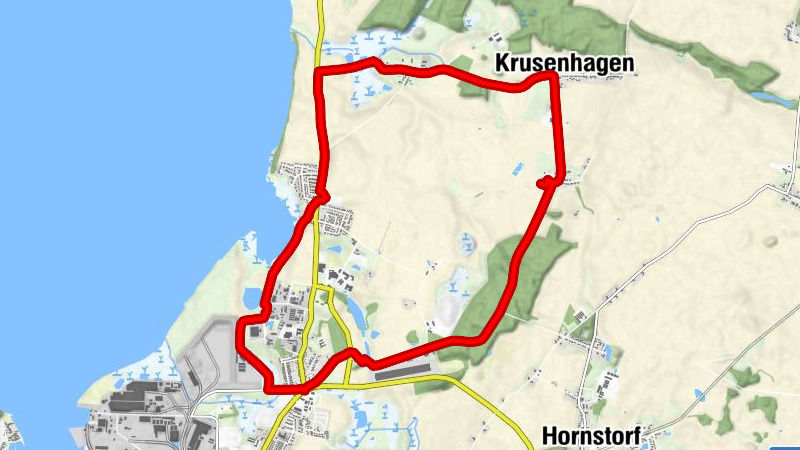 Gagzow - Krusenhagen - Hof Redentin - Wismar