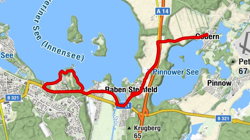 Godern - Rabenstein - Raben Steinfeld - Schwerin