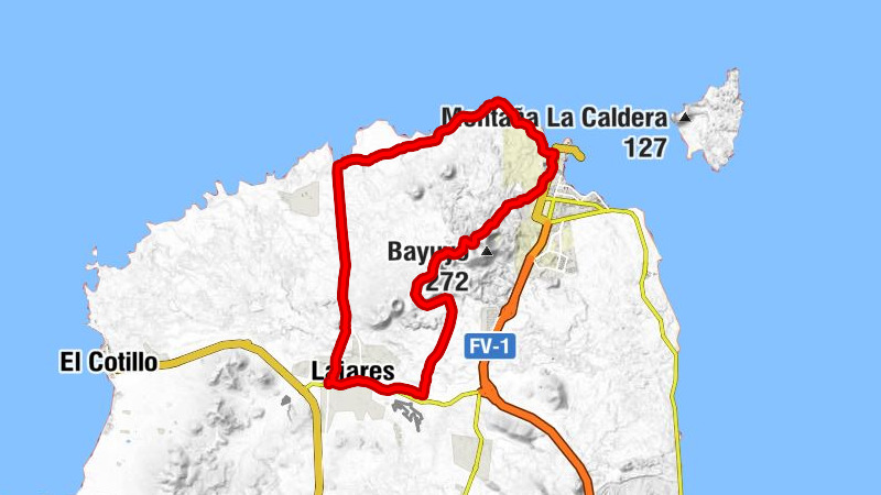 La Oliva - Majanicho - Corralejo - Lajares