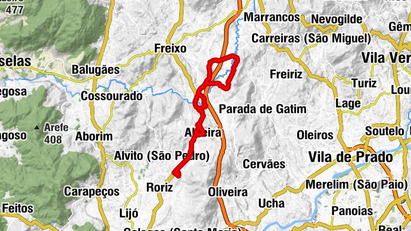 Alheira e Igreja Nova - Alheira - Vilar das Almas - Naia