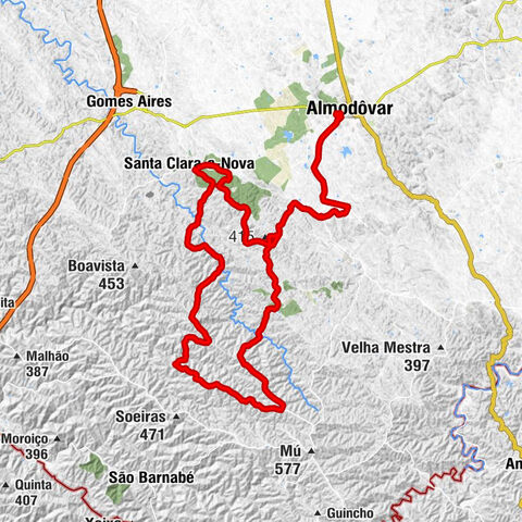 Almodôvar - Monte da Charrua - Almarjao - Santa Clara-a-Nova