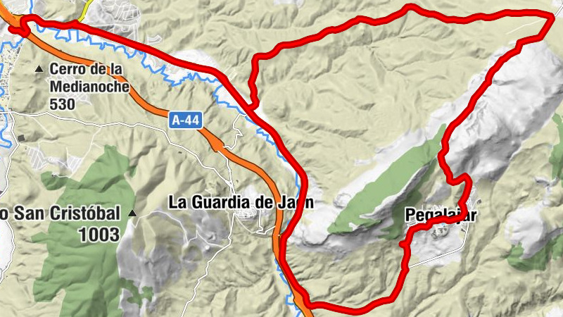 Jaén - Las Cumbres - Cueva Los Majuelos - La Alcuza