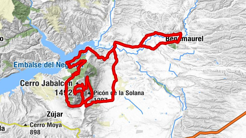 Baza - Piedra del Baño - Pico Jabalcón - Benamaurel