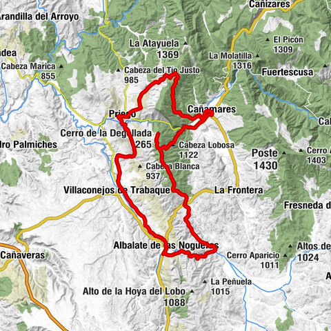 Restaurante La Olmilla - ermita de la Inmaculada - Cerro de la Degollada - Los Pajareros