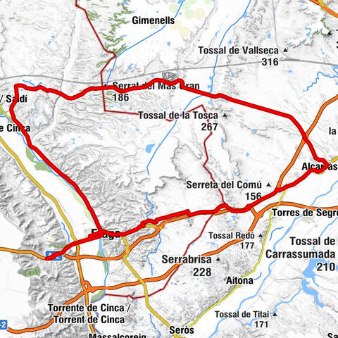 Fraga - Kilómetro 6,5 - Serrat del Mas Gran - Bar Restaurant La Cooperativa