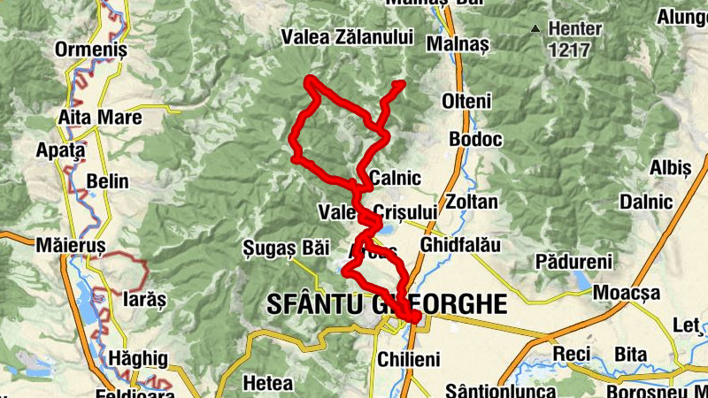 Korona - Biserica Catolică - Dealul Debren - Sfântu Gheorghe