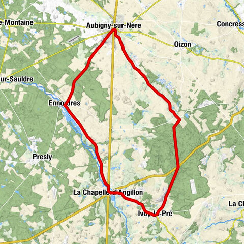 La Chapelle-d'Angillon - Ennordres - Aubigny-sur-Nère - Le Bien Aller