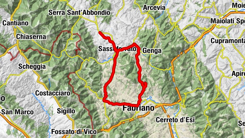 Monterosso Stazione - Sassoferrato - Chiesa di Santa Teresa d'Avila (Chiesa degli Scalzi) - Fabriano