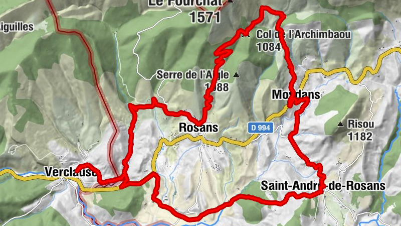 Verclause - Église Saint-Jacques-le-Majeur - Rosans - Col de l'Archimbaou