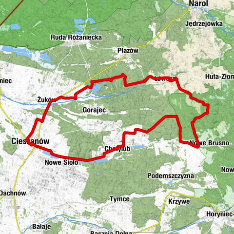 Kościół pw. Świętego Wojciecha w Cieszanowie - Cerkiew Świętego Jerzego - Kościół pw. Narodzenia Najświętszej Maryi Panny - Cieszanów