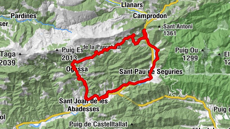 Colònia Llaudet - Can Baral-la - Sant Miquel de Cavallera - Sant Martí de Surroca