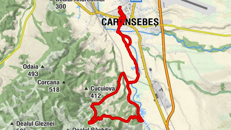 Caransebeș Cazarmă - Biserica greco-catolică - Dealul Rahilea - Caransebeș