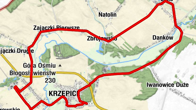 Krzepice - Nowokrzepice - Nowowiejska