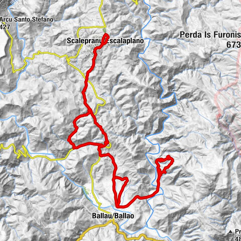 Scalepranu/Escalaplano - Pramas - Complesso minerario Corti Rosas