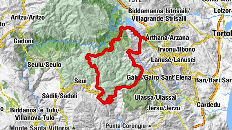 Villagrande Strisaili - Madonna del Carmine - Ussassa/Ussassai - Pitzu 'e S'Ilixi