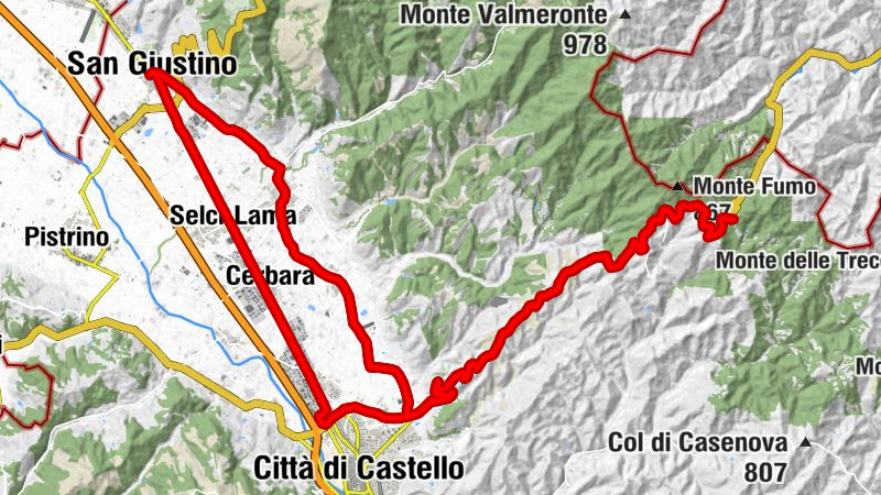 San Giustino - Green - Col di Peloso - Chiesa parrocchiale di Riosecco