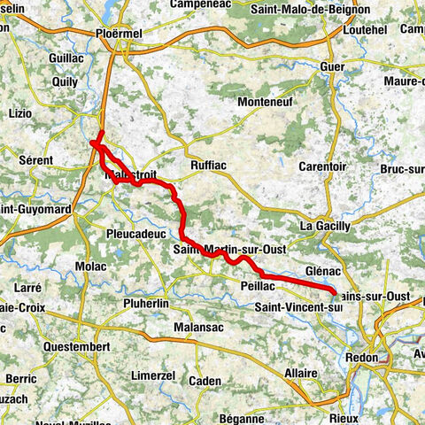La Bagotaie - Bellion - Malestroit - Saint-Laurent-sur-Oust