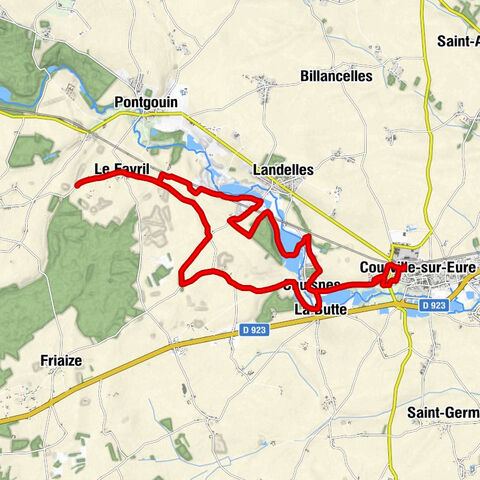 Courville-sur-Eure - La Butte - Église Saint-Marin