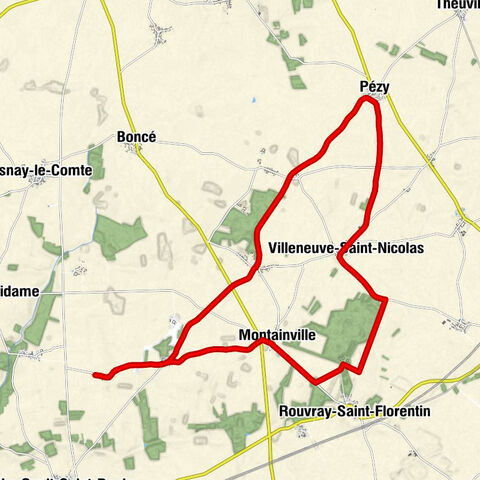 Auvilliers - Meigneville - Église Saint-Lubin - Église Saint-Hilaire