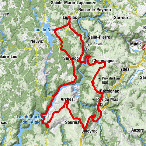 Liginiac - Puy de Manzagol - Église Sainte-Croix - Église Notre-Dame