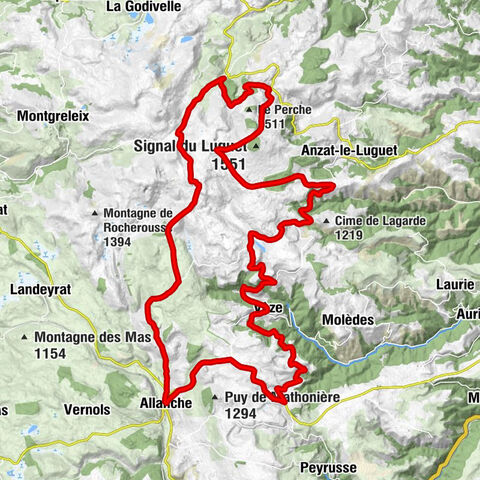 Allanche - Église Saint-Jean-Baptiste - Église Saint-Julien-de-Chanet - Col de Baladour