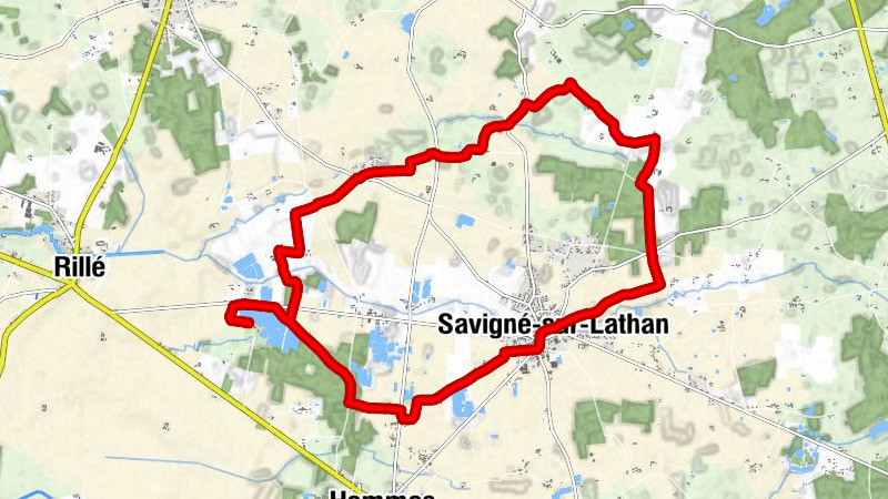 Savigné-sur-Lathan - La Proutière - Courtabon - Église Saint-Pierre