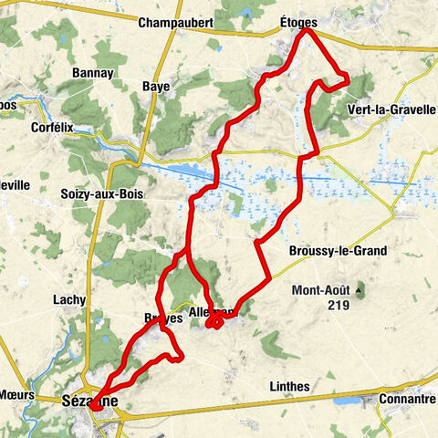 Église Saint-Denis - Église Saint-Remi - Église Saint-Vincent - Sézanne