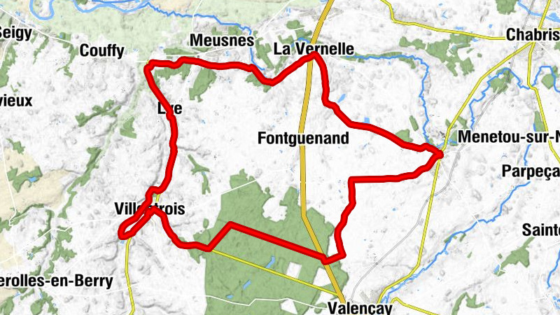 Varennes-sur-Fouzon - La Croix Rossignol - Église Saint-Georges - Église Saint-Éloi