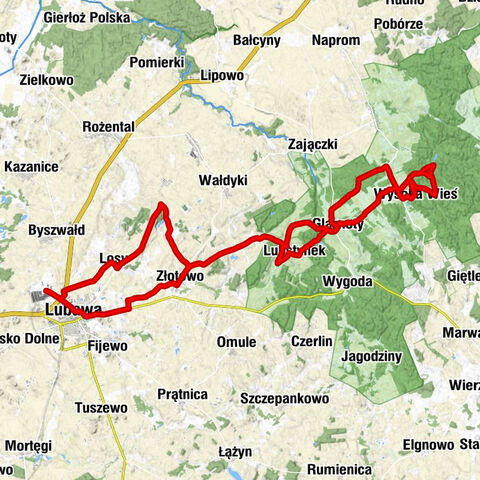 Lubawa - Dylewska Góra - Kościół pw. Nawiedzenia Najświętszej Maryi Panny - Kaplica pw. Świętego Jerzego