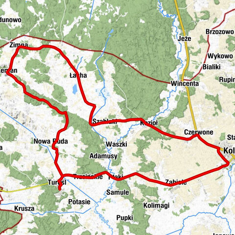 Turośl - Trzcińskie - Ptaki - Kolno