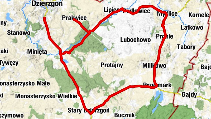 Dzierzgoń - Słonko - Zapiecki - Kościół pw. Wniebowzięcia Najświętszej Marii Panny