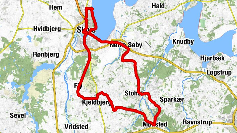 Mønsted - Mønsted Kirke - Dommerby Kirke - Skive Kirke