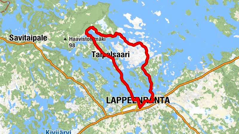 Lappeenranta - Tom Yam Thai Food Lehtitalo - Lappeen Marian kirkko