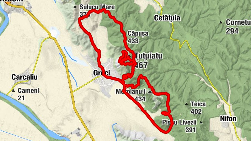 Greci - Moroianu II - Căpușa - Carabalu