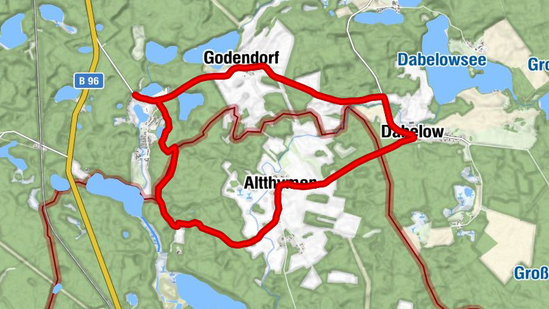 Godendorfer Papiermühle - Godendorf - Dabelow - Kirchenruine
