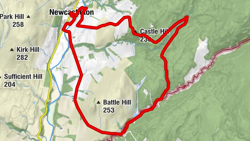 Newcastleton - Tweedenhead - Castle Hill
