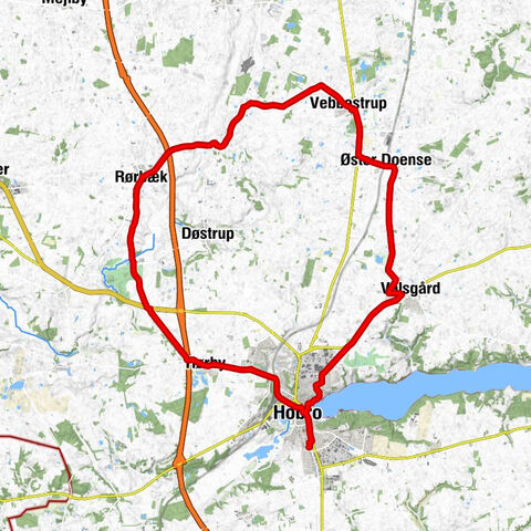 Vikingeparken Hobro - Hobro - Horsø Huse - Hørby Kirke